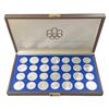 Image 3 : 1976 Montreal Olympics Silver $5 and $10 Coin Set [28 Coins]