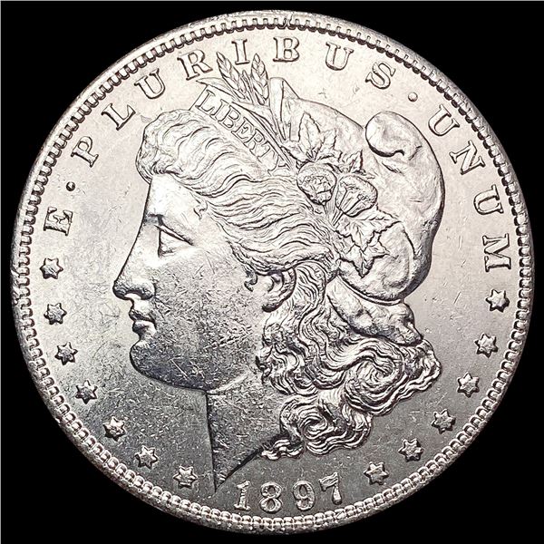 1897-S Morgan Silver Dollar CHOICE BU