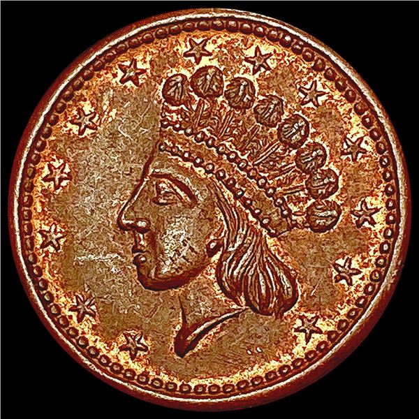 1864 Union Forever Civil War Token CHOICE AU