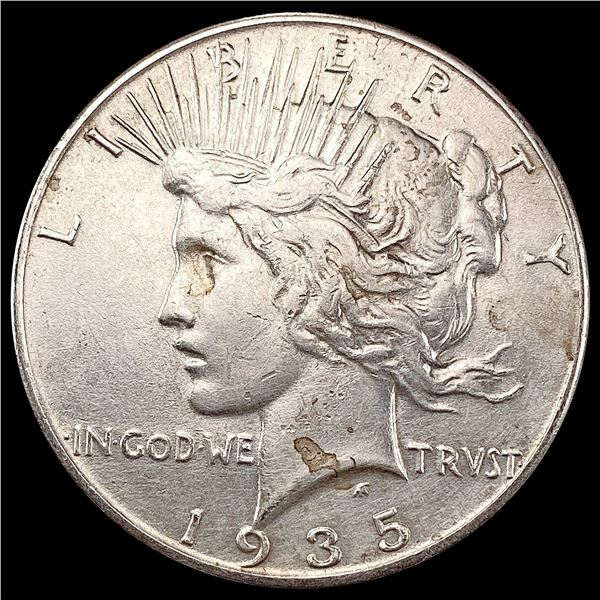 1935 Silver Peace Dollar CHOICE AU