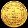 Image 2 : 1856 Rare Gold Dollar CLOSELY UNCIRCULATED