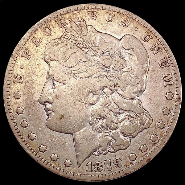1879-cc Morgan Silver Dollar ABOUT UNCIRCULATED