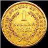 Image 2 : 1851 Rare Gold Dollar CHOICE AU