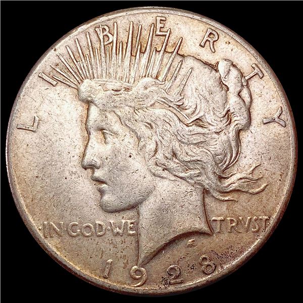 1928 Silver Peace Dollar CLOSELY UNCIRCULATED