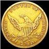 Image 2 : 1836 $2.50 Gold Quarter Eagle NEARLY UNCIRCULATED