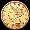 Image 1 : 1878 $2.50 Gold Quarter Eagle CLOSELY UNCIRCULATED