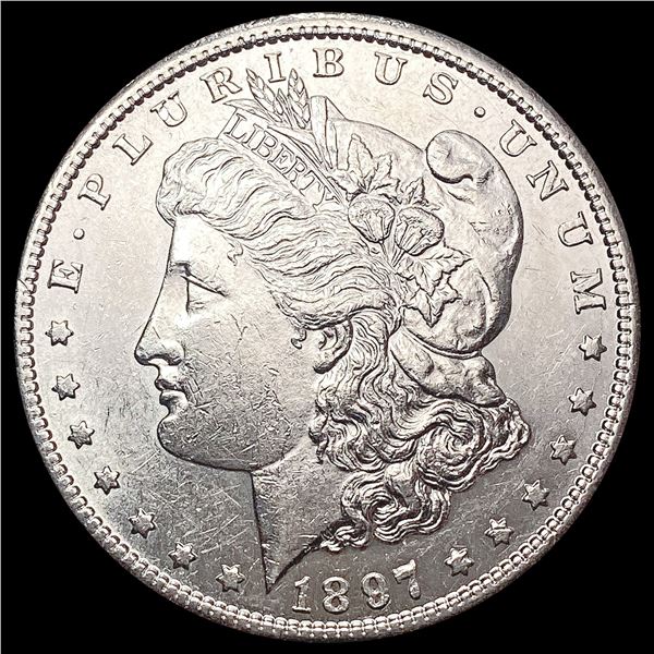 1897-S Morgan Silver Dollar CHOICE BU