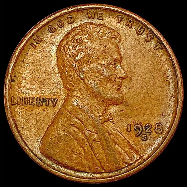 1920-S Wheat Cent CLOSELY UNCIRCULATED
