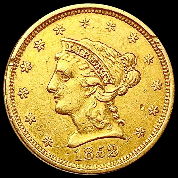 1852 $2.50 Gold Quarter Eagle CHOICE AU