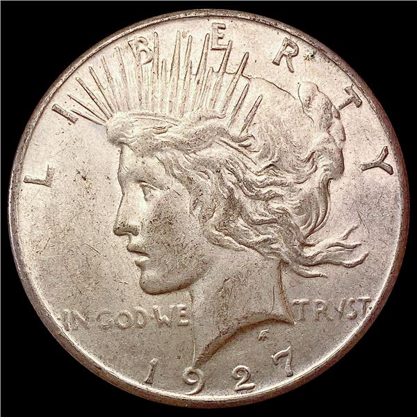 1927-S Silver Peace Dollar CHOICE AU