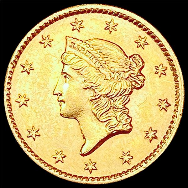 1852 Rare Gold Dollar UNCIRCULATED