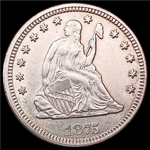 1875 Seated Liberty Quarter UNCIRCULATED