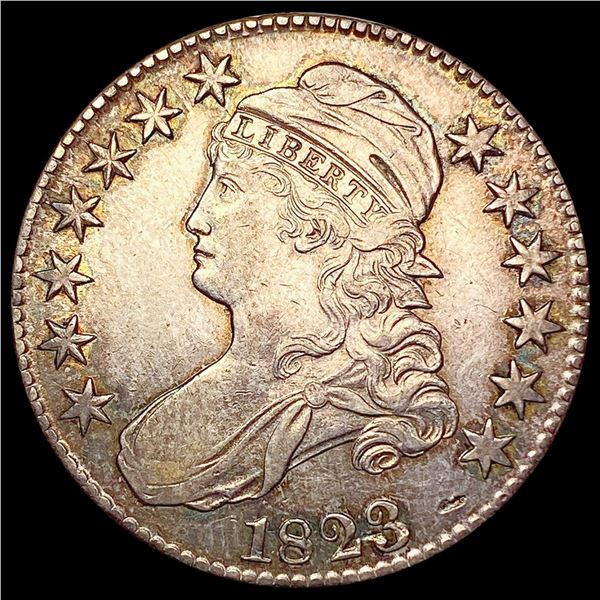1823 Capped Bust Half Dollar CLOSELY UNCIRCULATED