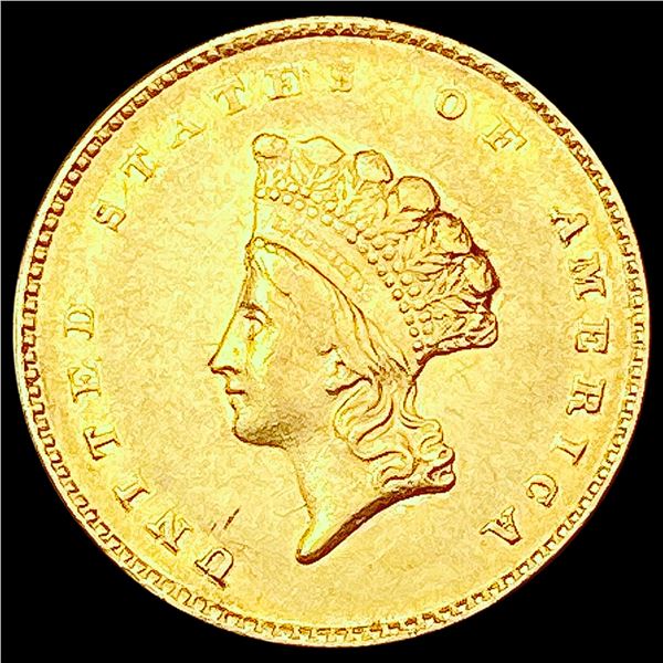 1855 Rare Gold Dollar CLOSELY UNCIRCULATED