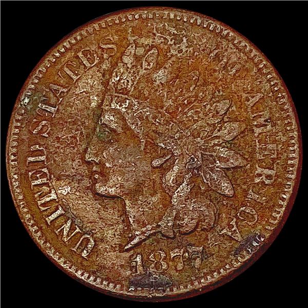 1877 Indian Head Cent LIGHTLY CIRCULATED