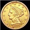 Image 1 : 1871-S $2.50 Gold Quarter Eagle CLOSELY UNCIRCULATED