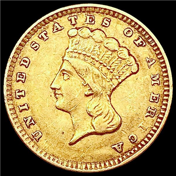 1857 Rare Gold Dollar CLOSELY UNCIRCULATED