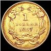 Image 2 : 1857 Rare Gold Dollar CLOSELY UNCIRCULATED