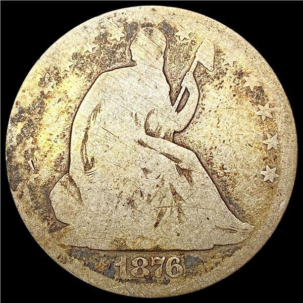 1876 Seated Liberty Half Dollar NICELY CIRCULATED