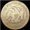 Image 2 : 1876 Seated Liberty Half Dollar NICELY CIRCULATED