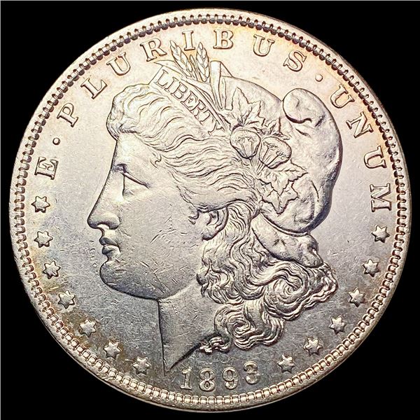 1893 Morgan Silver Dollar CLOSELY UNCIRCULATED