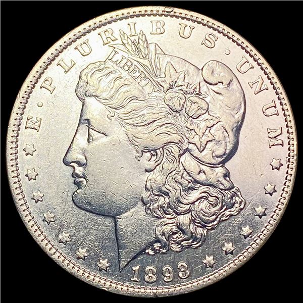 1893 Morgan Silver Dollar CLOSELY UNCIRCULATED