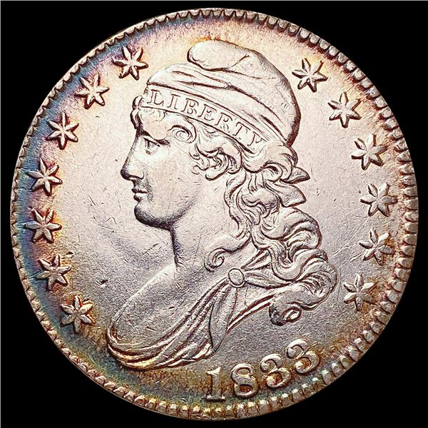 1833 Capped Bust Half Dollar UNCIRCULATED