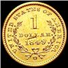 Image 2 : 1849-O Rare Gold Dollar UNCIRCULATED