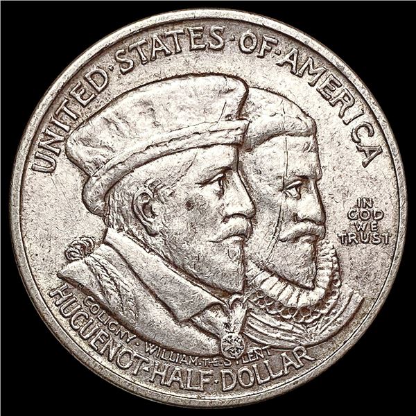 1924 Huguenot Half Dollar CLOSELY UNCIRCULATED