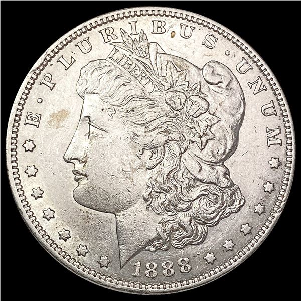 1888-S Morgan Silver Dollar CHOICE AU