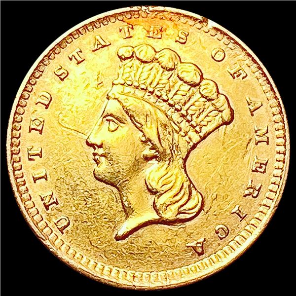 1856 Rare Gold Dollar NEARLY UNCIRCULATED