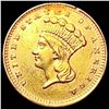 Image 1 : 1856 Rare Gold Dollar NEARLY UNCIRCULATED