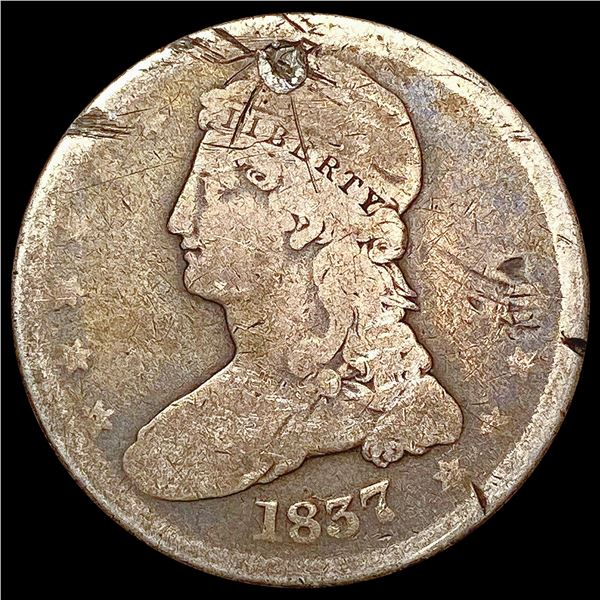 1837 Capped Bust Half Dollar NICELY CIRCULATED