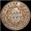 Image 2 : 1834 Classic Head Half Cent CLOSELY UNCIRCULATED