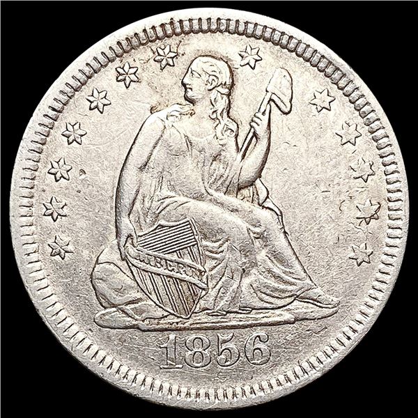 1856 Seated Liberty Quarter CLOSELY UNCIRCULATED