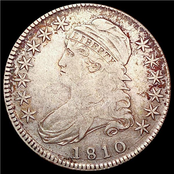 1810 Capped Bust Half Dollar NICELY CIRCULATED