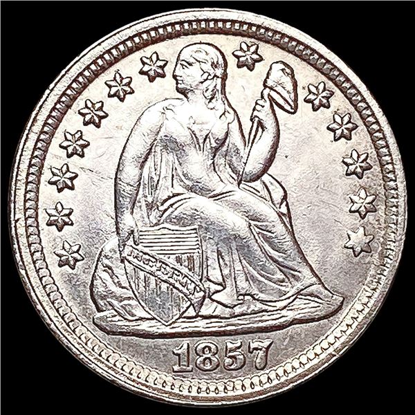 1857 Seated Liberty Dime UNCIRCULATED