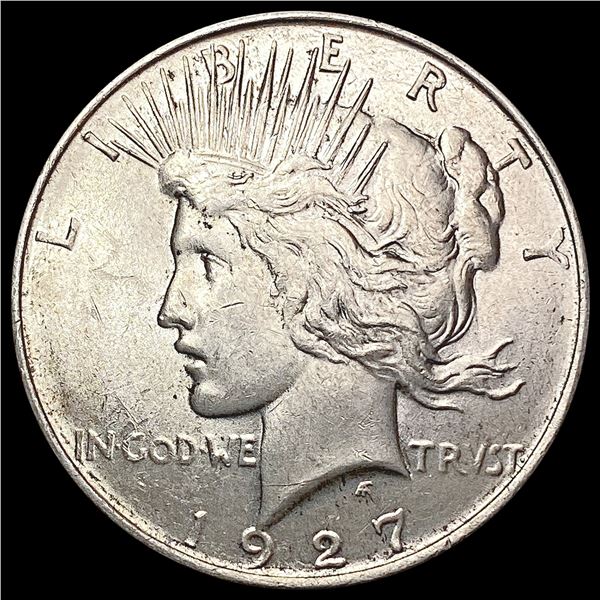 1927-D Silver Peace Dollar NEARLY UNCIRCULATED