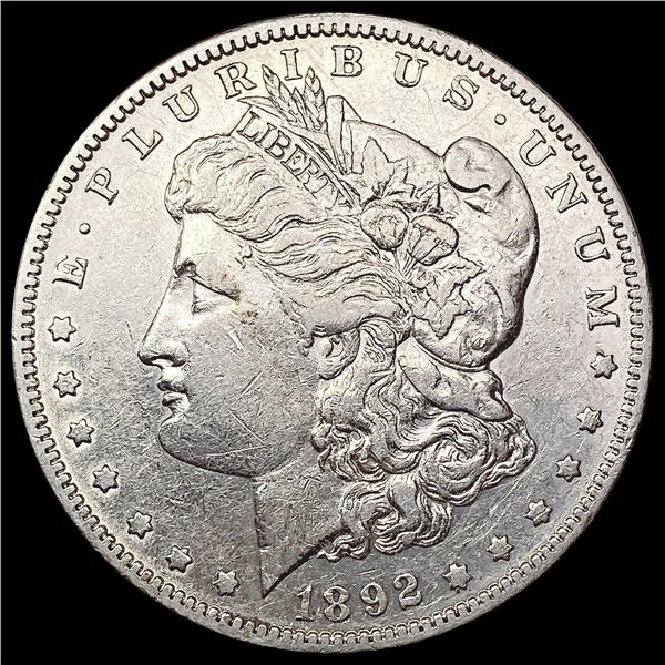 1892-S Morgan Silver Dollar CLOSELY UNCIRCULATED