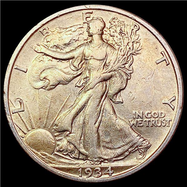 1934-S Walking Liberty Half Dollar CLOSELY UNCIRCULATED