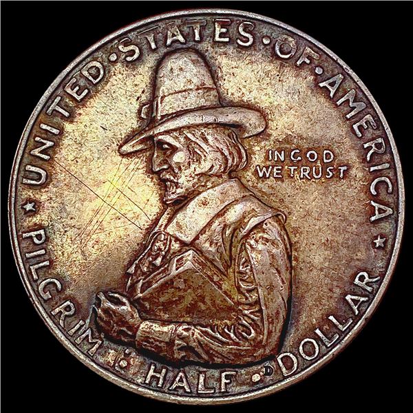 1920 Pilgrim Half Dollar LIGHTLY CIRCULATED