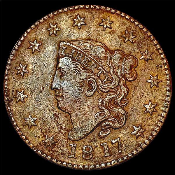 1817 Coronet Head Large Cent CLOSELY UNCIRCULATED