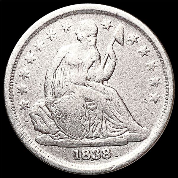 1838 Seated Liberty Dime CLOSELY UNCIRCULATED