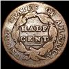Image 2 : 1835 Classic Head Half Cent NICELY CIRCULATED
