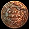 Image 2 : 1835 Classic Head Half Cent NICELY CIRCULATED