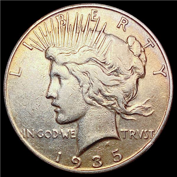 1935-S Silver Peace Dollar NEARLY UNCIRCULATED