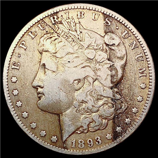 1893-CC Morgan Silver Dollar NICELY CIRCULATED