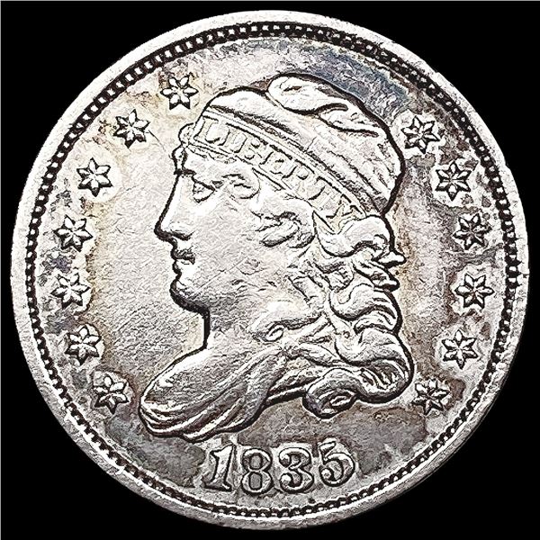 1835 Capped Bust Half Dime CLOSELY UNCIRCULATED