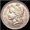 Image 1 : 1866 Nickel Three Cent CLOSELY UNCIRCULATED