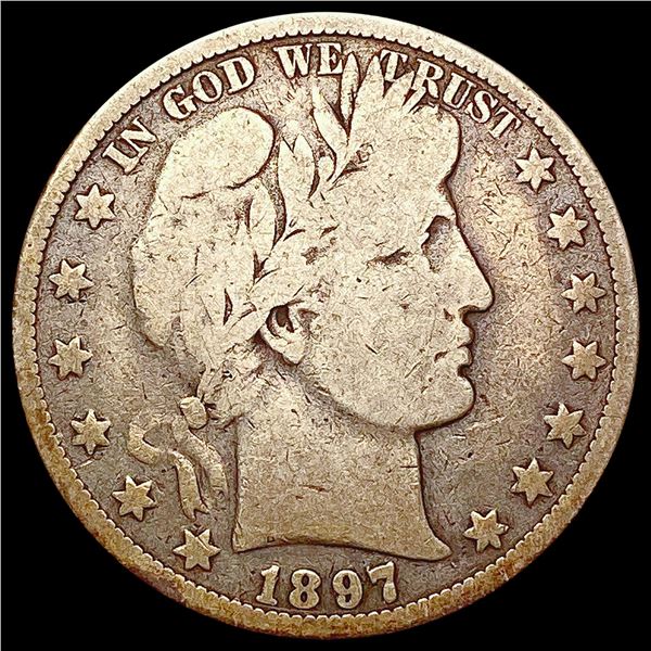 1897-O Barber Half Dollar NICELY CIRCULATED